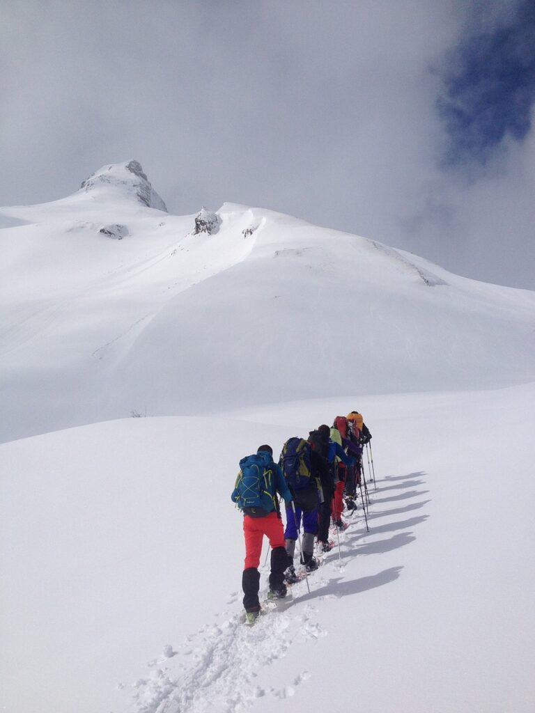 Snowshoeing